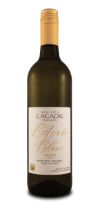 L'Acadie Blanc estate organic wine from Gaspereau Valley, Nova Scotia